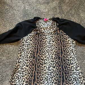 Betsey Johnson Leopard Print Top